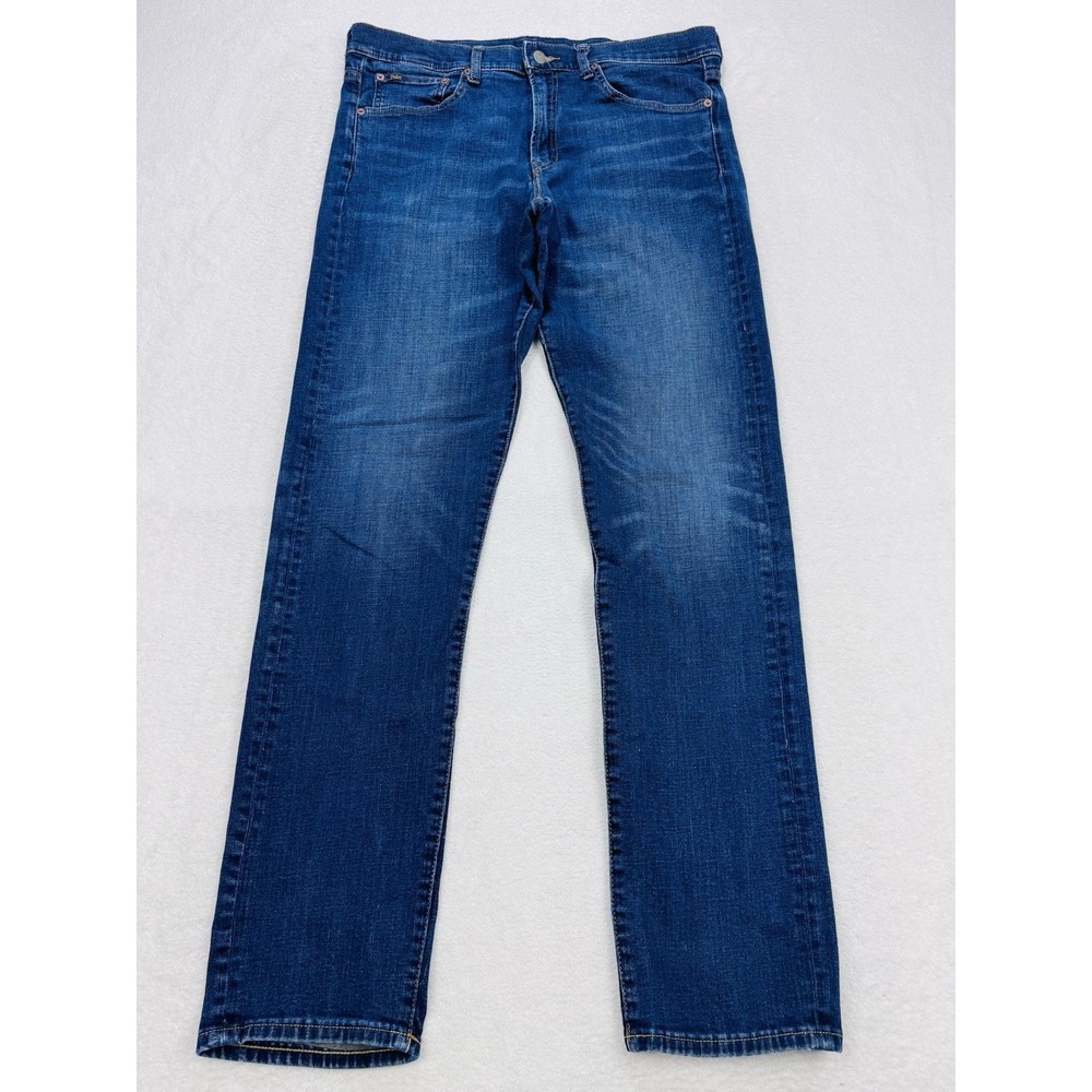 Polo Ralph Lauren Jeans‎ Mens 36x Tall Blue Denim Classic Straight Everyday